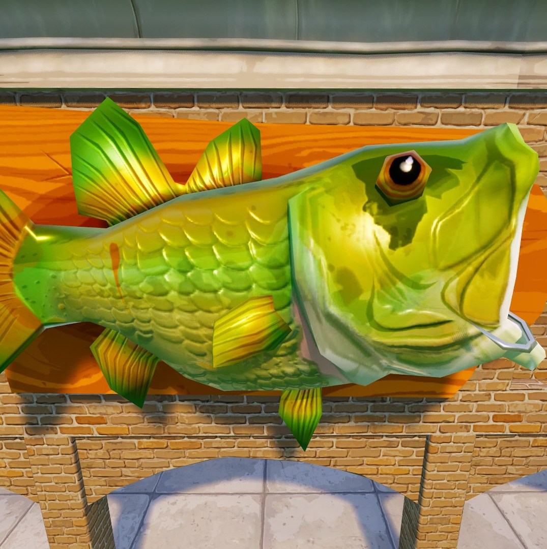 Fish trophy locations in Fortnite OG