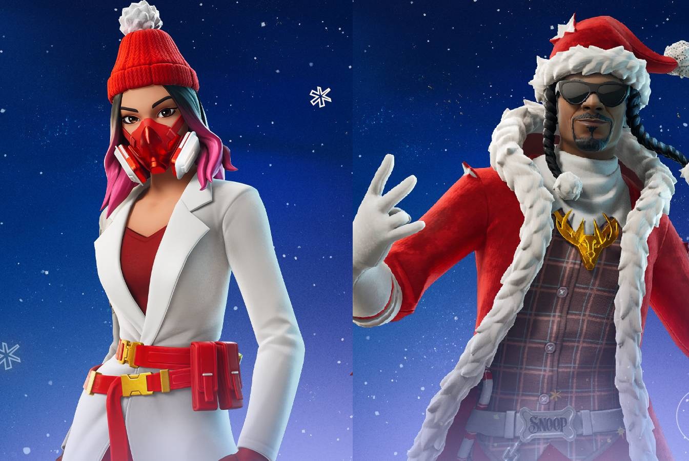 How to get the free Yulejacket and Santa Dogg skins in Fortnite Winterfest 2024